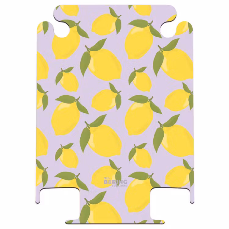 CaseSwap™ - Pastel - Citrons sur fond violet lavande — 1