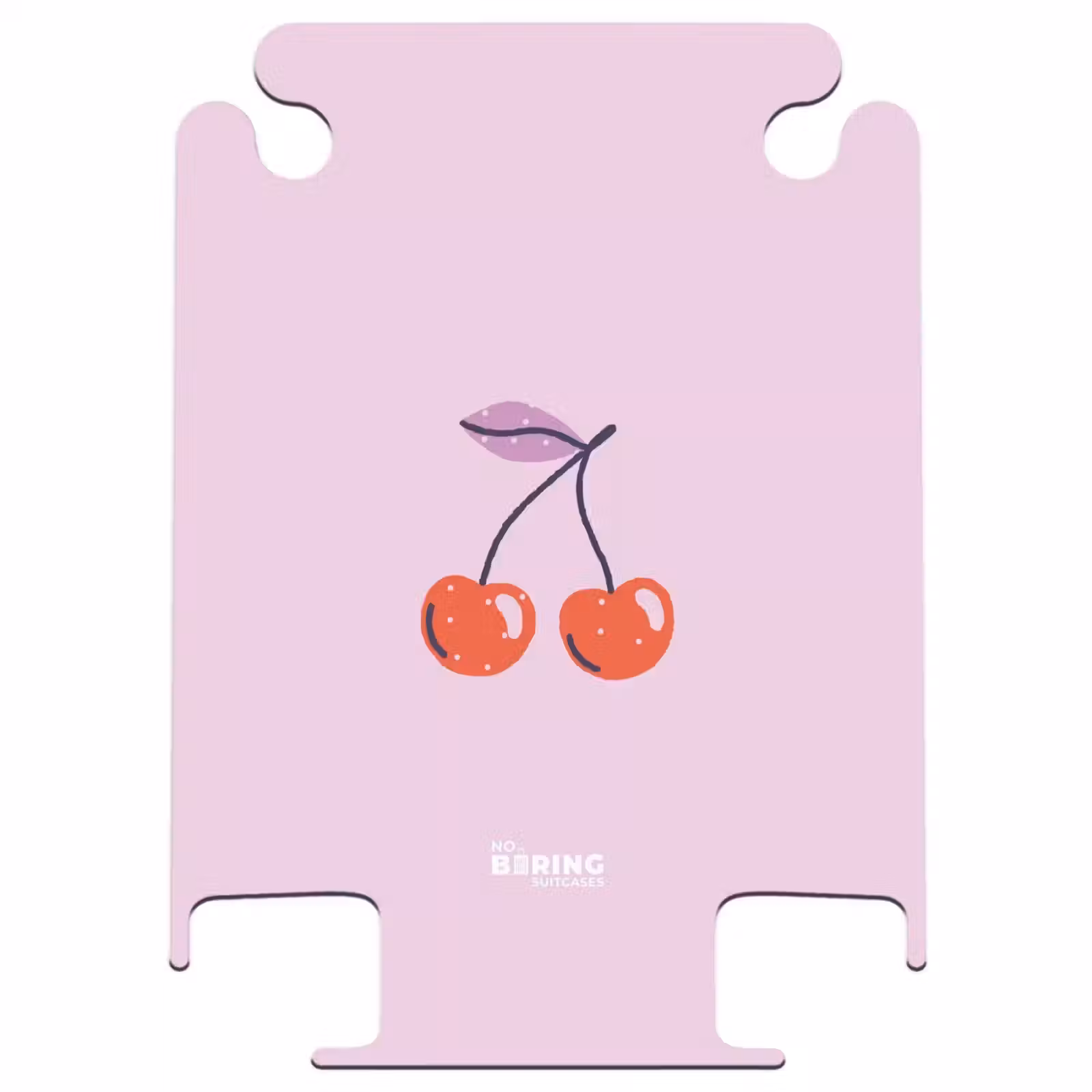 CaseSwap - Motifs - Cerise sur fond rose clair — 1