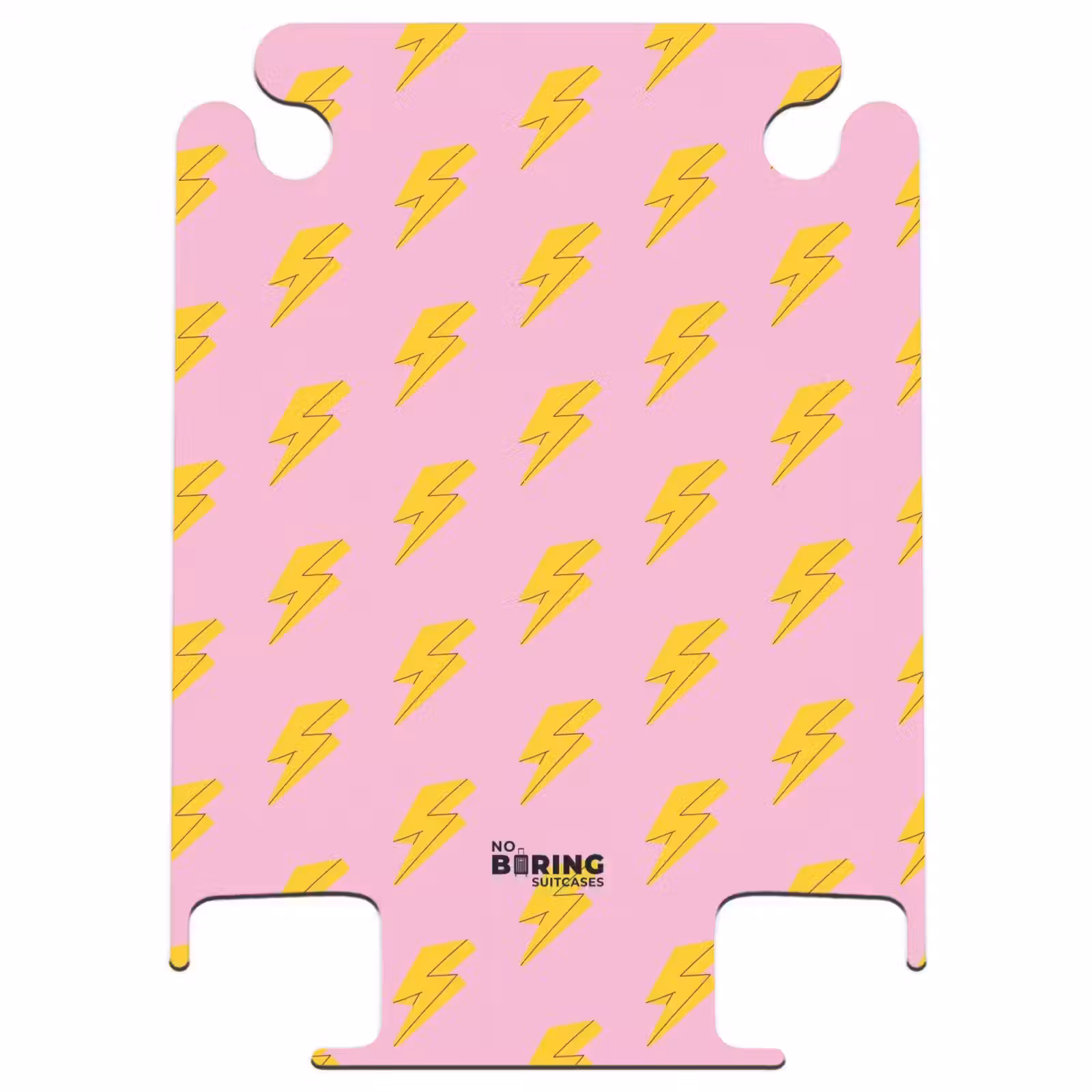 CaseSwap - Motifs - Éclair jaune sur rose — 1
