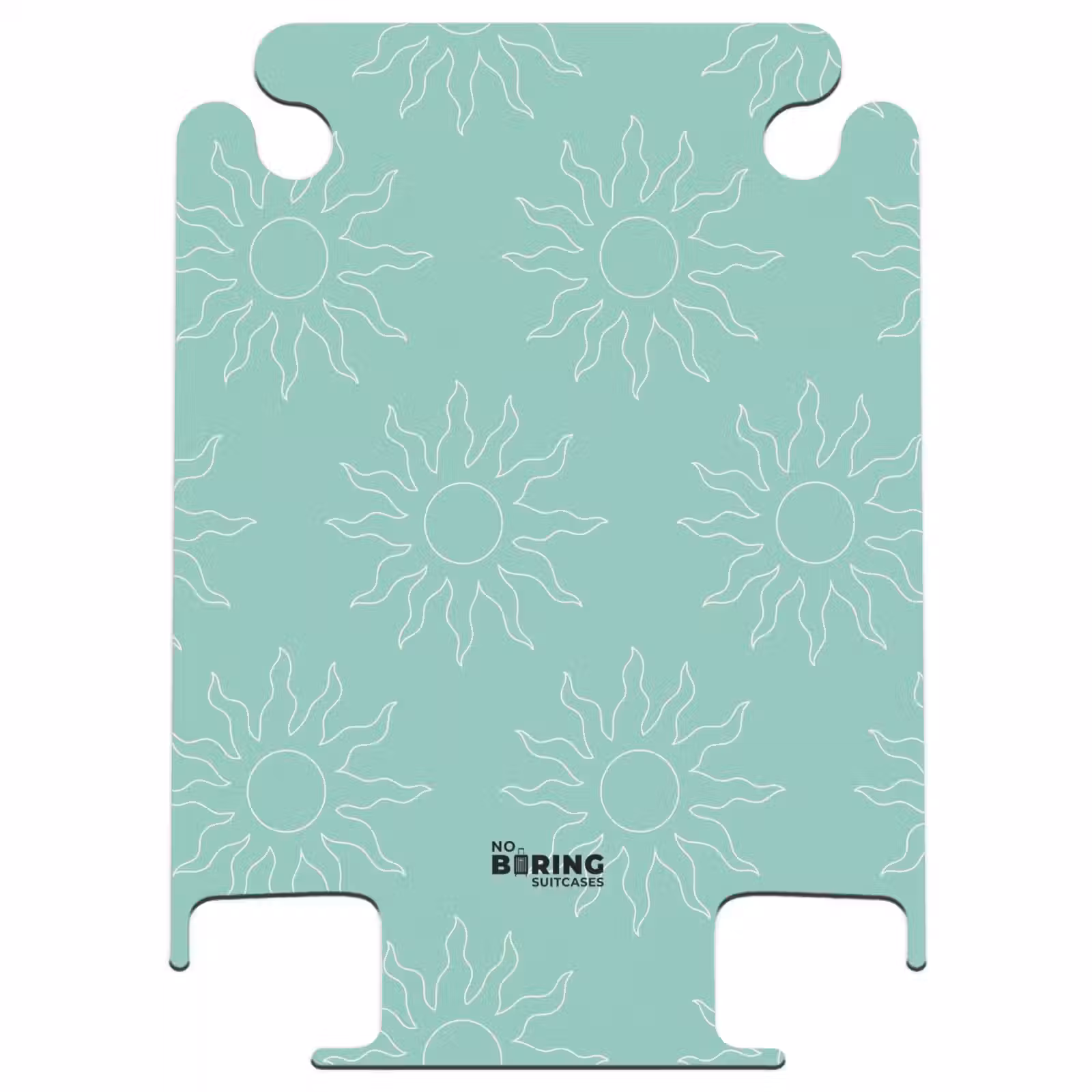 CaseSwap - Motifs - Motif de soleil sur fond vert menthe — 1