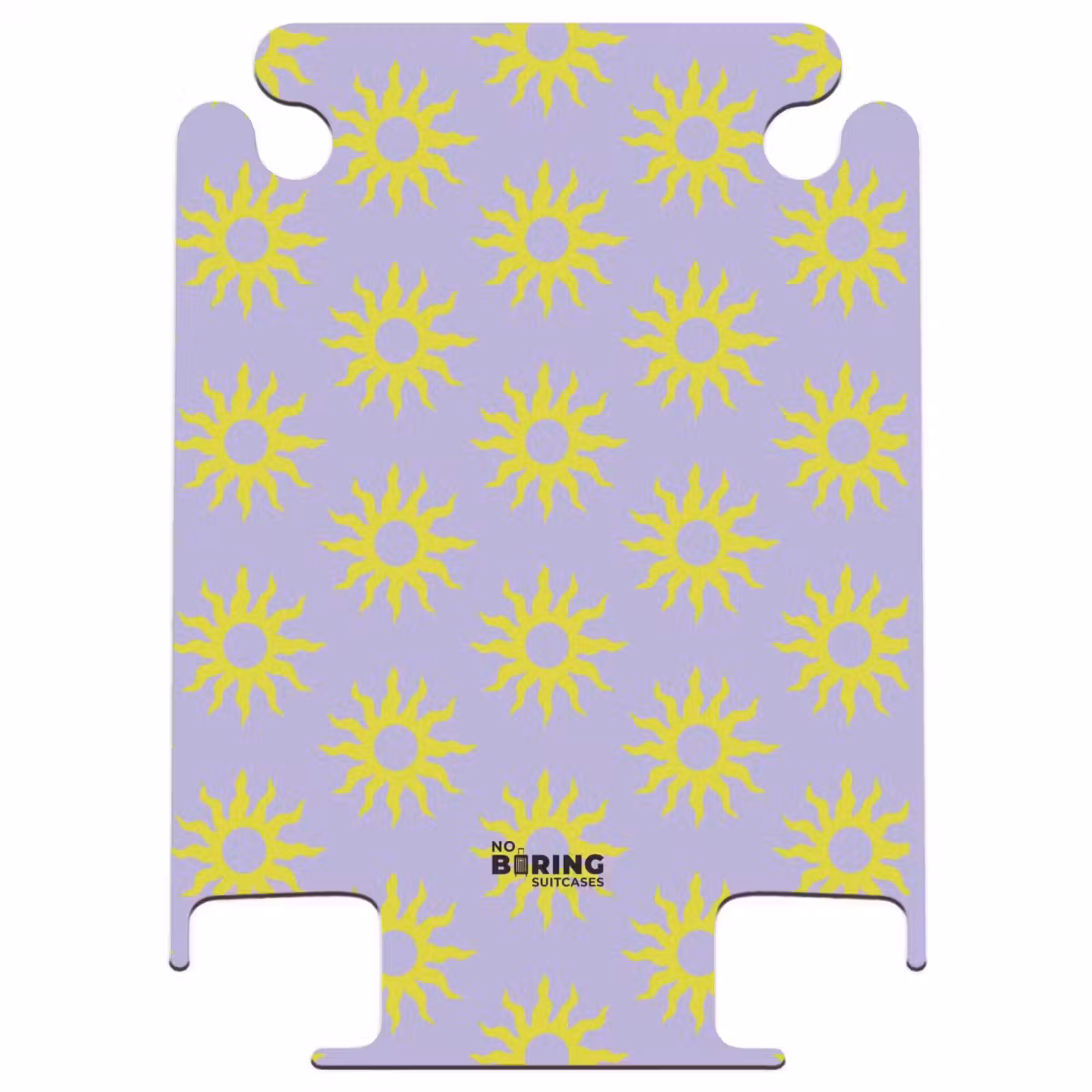 CaseSwap™ - Motifs - Motif de soleil sur fond violet lavande — 1