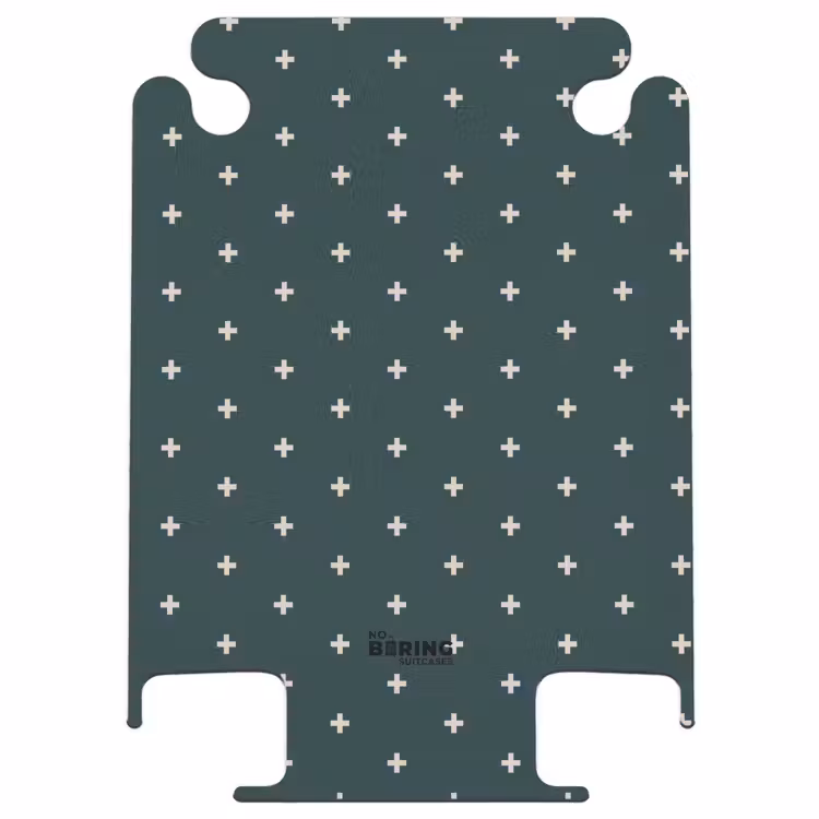 CaseSwap™ - Motifs - Motif plus sur gris-bleu — 1