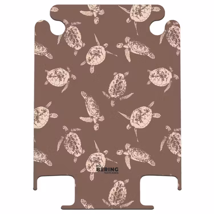 CaseSwap™ - Motifs - Tortues sur fond brun — 1