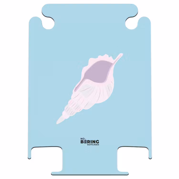 CaseSwap - Souvenirs d'été - Shell art sur fond bleu — 1