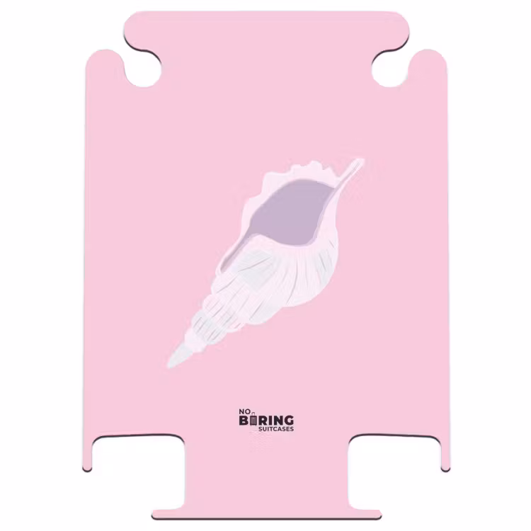 CaseSwap™ - Souvenirs d'été - Shell art sur rose — 1