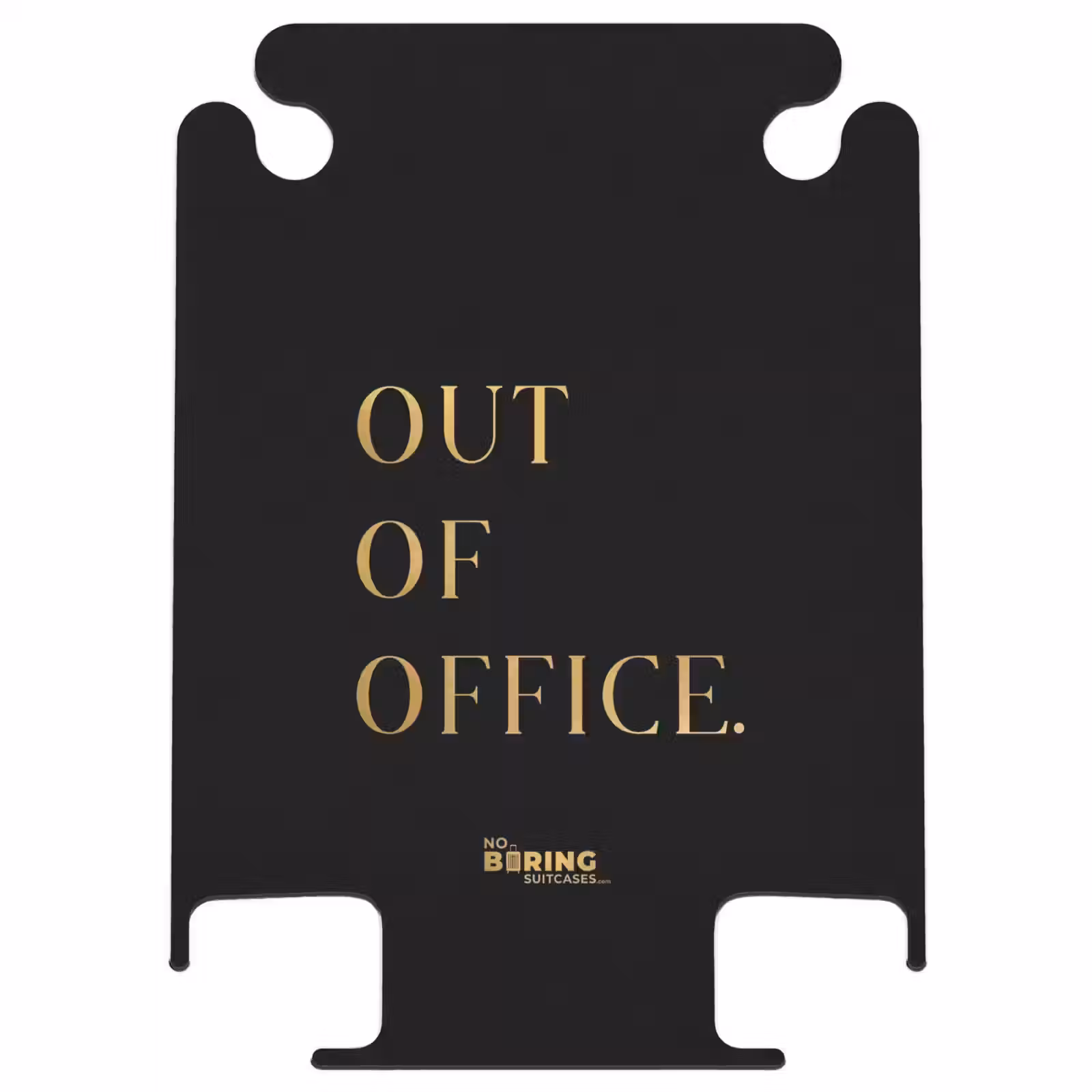 CaseSwap - Citations - Hors bureau - Or - Vacances - Noir — 1
