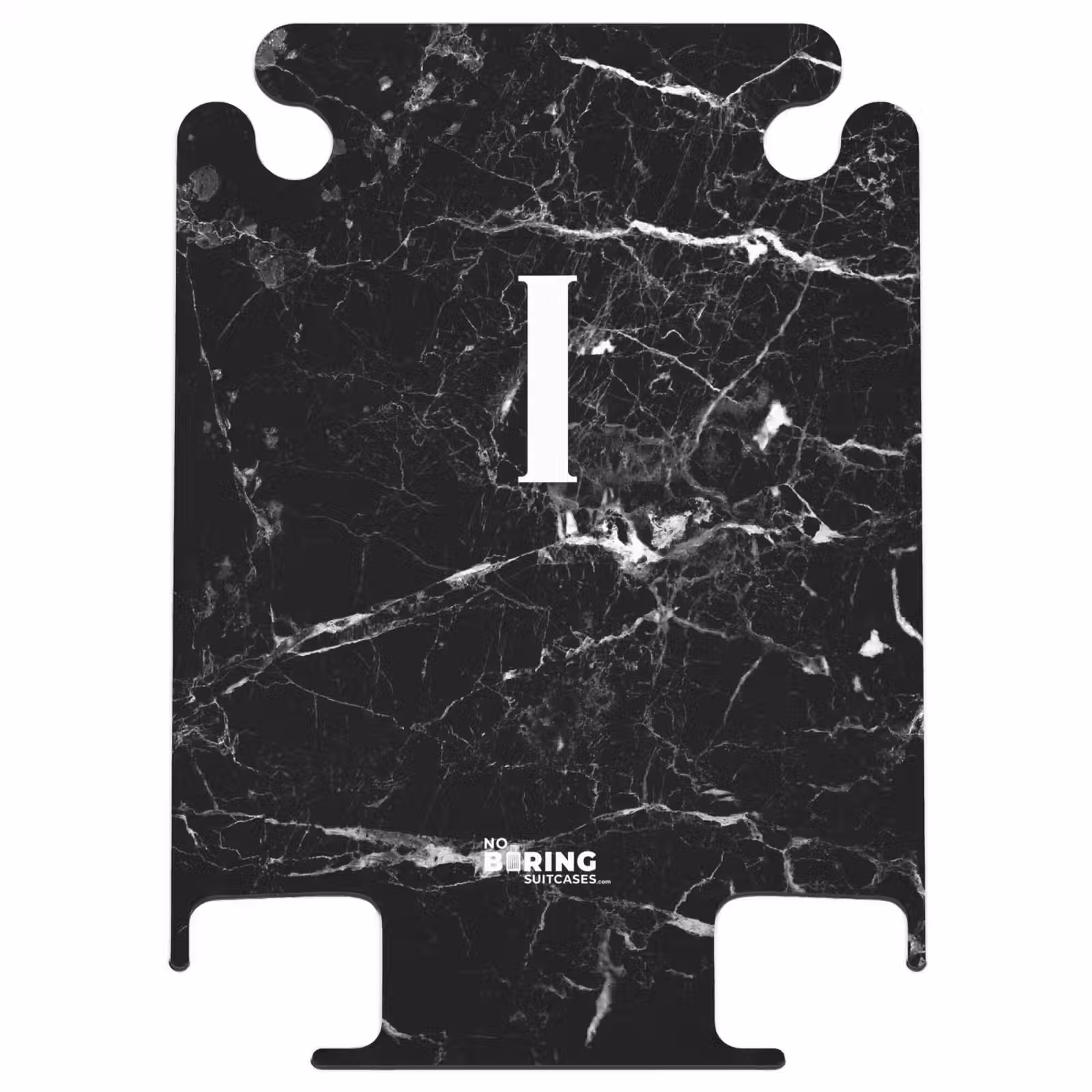 CaseSwap - Marbre - Lettre I - aspect marbre - noir — 1