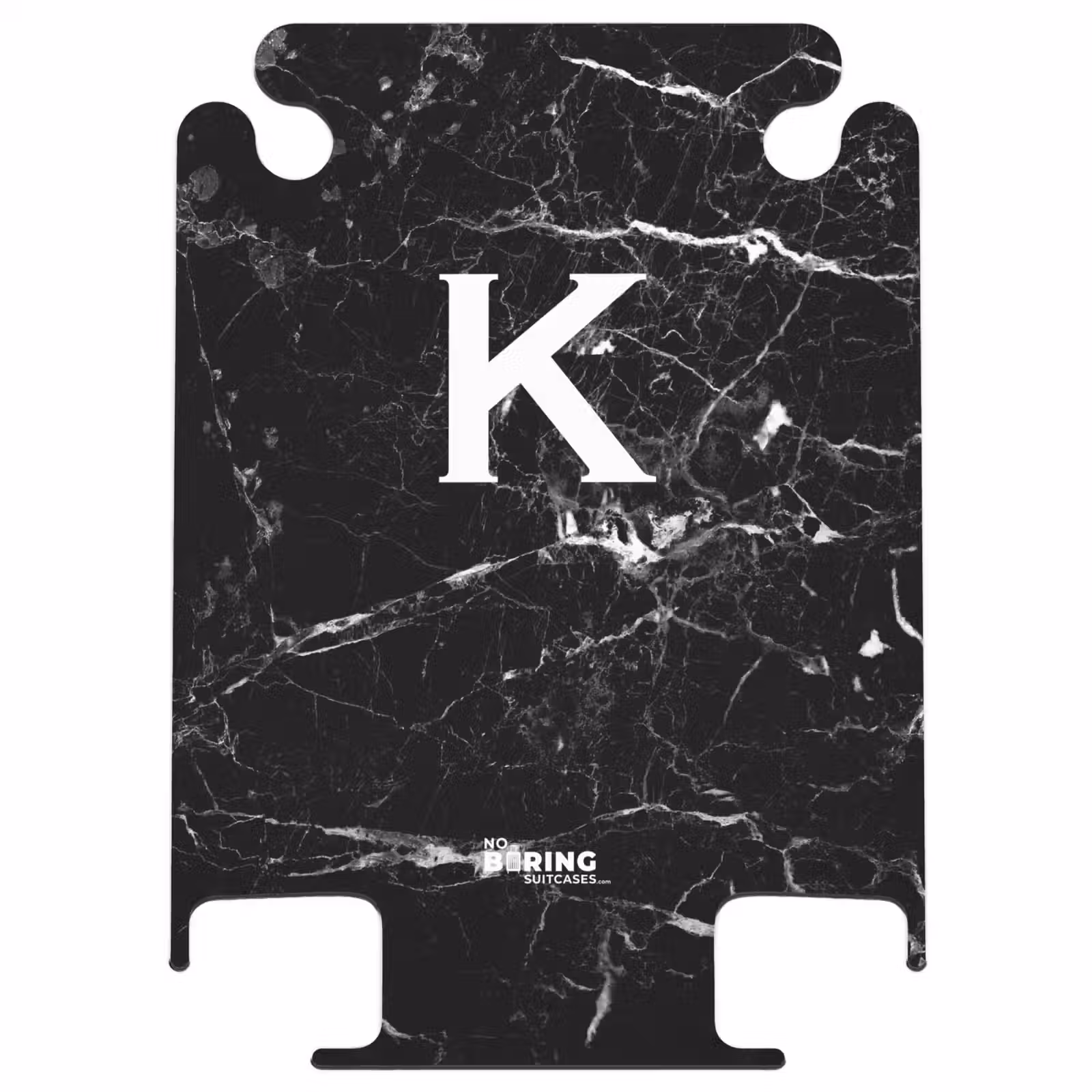 CaseSwap™ - Impression marbrée - Noir - Lettre K — 1