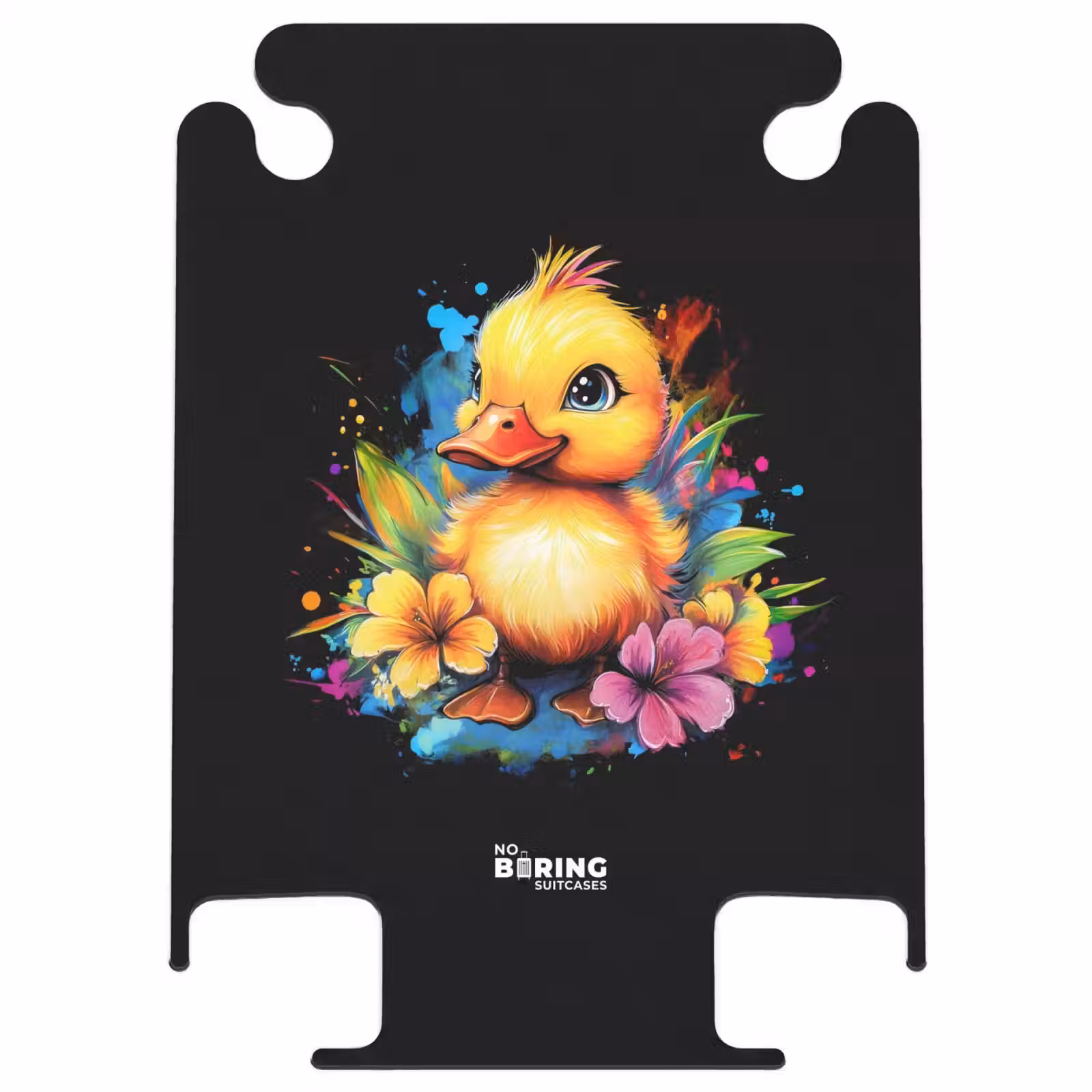 CaseSwap™ - Canard avec fleurs tropicales — 1