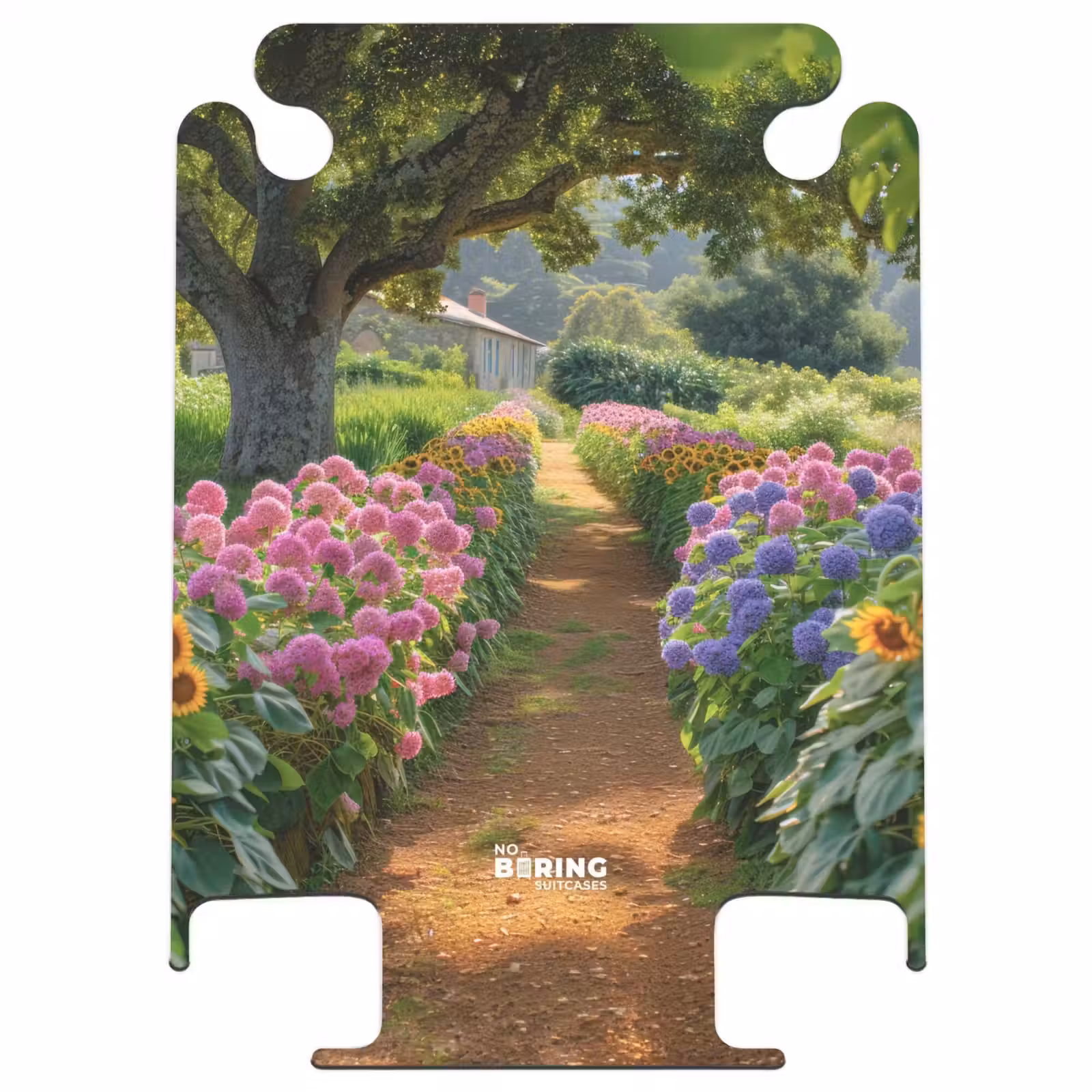 CaseSwap™ - Chemin de jardin avec des fleurs — 1