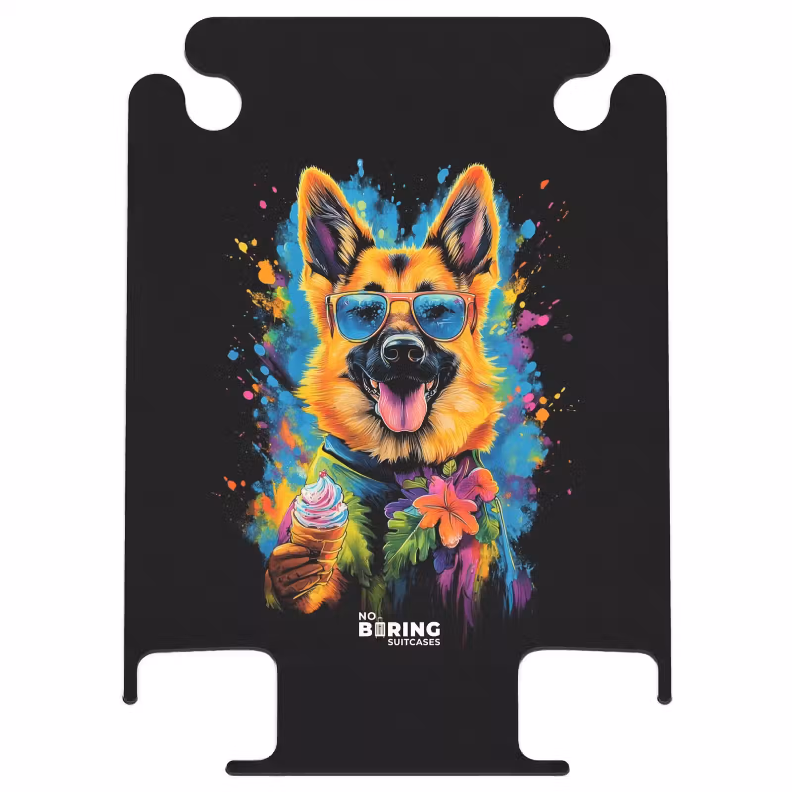 CaseSwap™ - Chien d'été avec graffitis colorés — 1