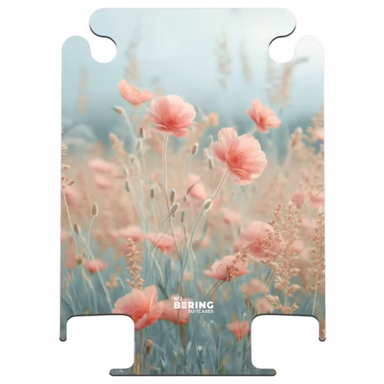 CaseSwap - Champ de fleurs avec coquelicots roses — 1