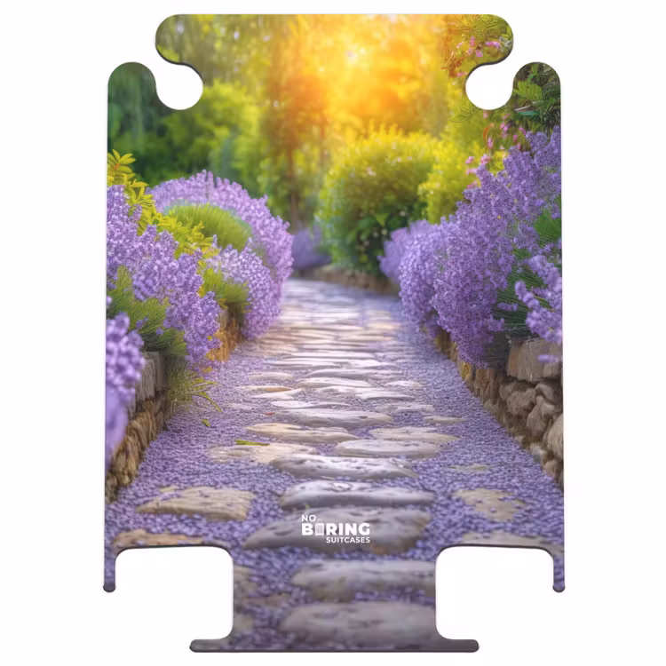 CaseSwap™ - Chemin avec des buissons de lavande violette — 1