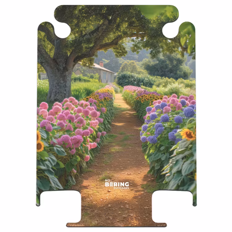 CaseSwap™ - Chemin de jardin avec des fleurs — 1