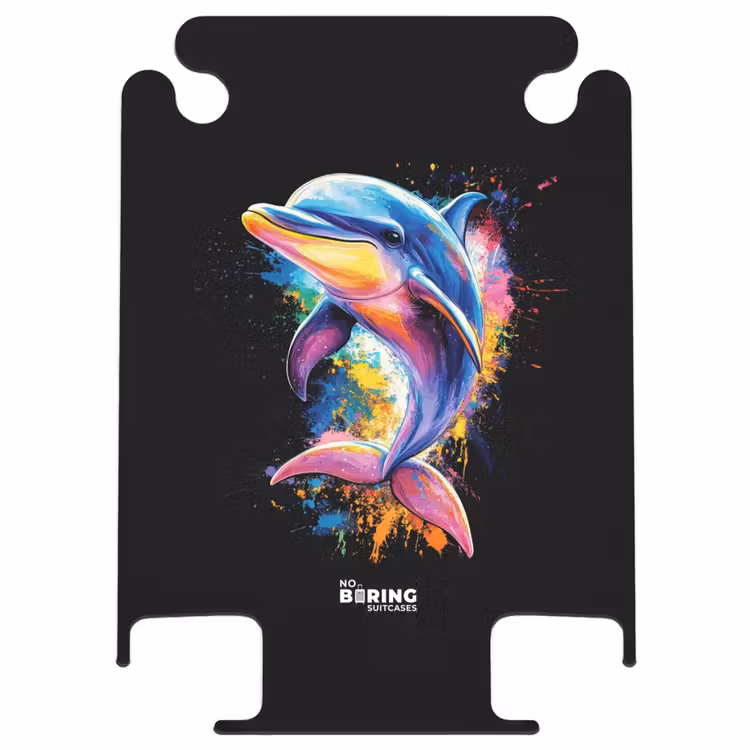 CaseSwap™ - Dauphin avec graffitis colorés — 1
