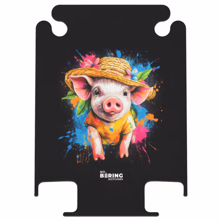 CaseSwap - Illustration d'un drôle de cochon avec un chapeau — 1