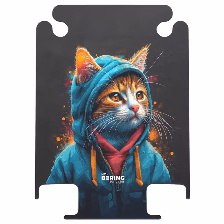 CaseSwap™ - Chat graffiti avec gilet bleu — 1