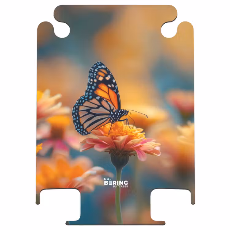 CaseSwap™ - Papillon sur une fleur rose — 1