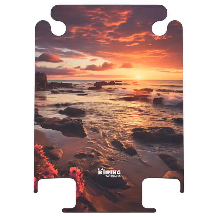 CaseSwap™ - Plage rocheuse au coucher du soleil — 1
