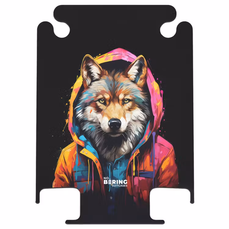 CaseSwap - Renard au pelage coloré et aux éclaboussures de peinture — 1