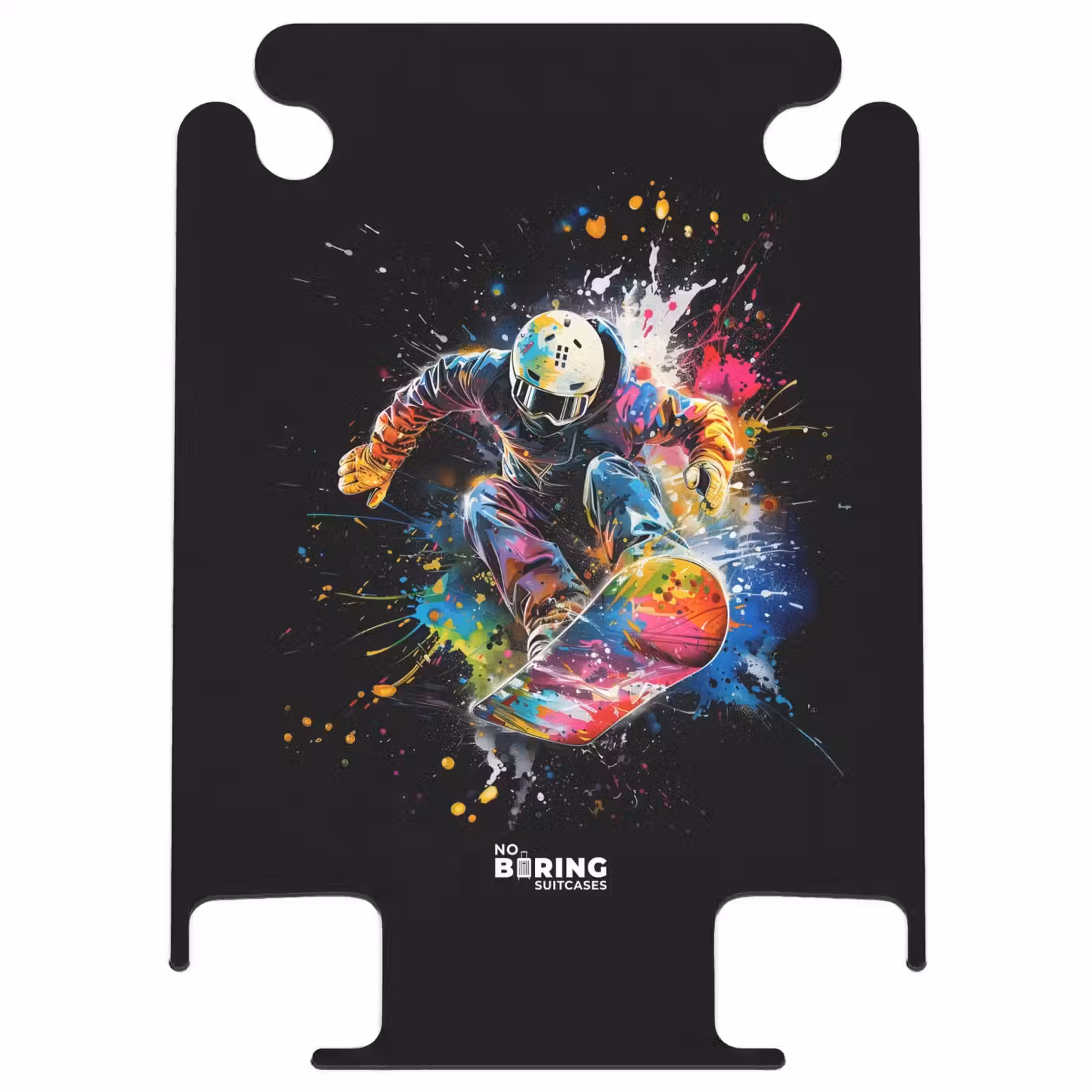 CaseSwap™ - Snowboarder avec graffiti — 1