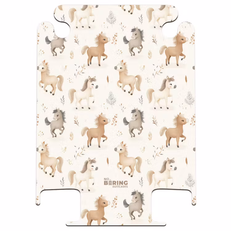 CaseSwap - Motif des poulains dans les couleurs beige et marron — 1