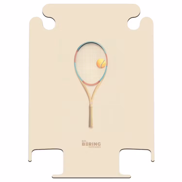 CaseSwap - Une raquette de tennis dans les tons beiges — 1