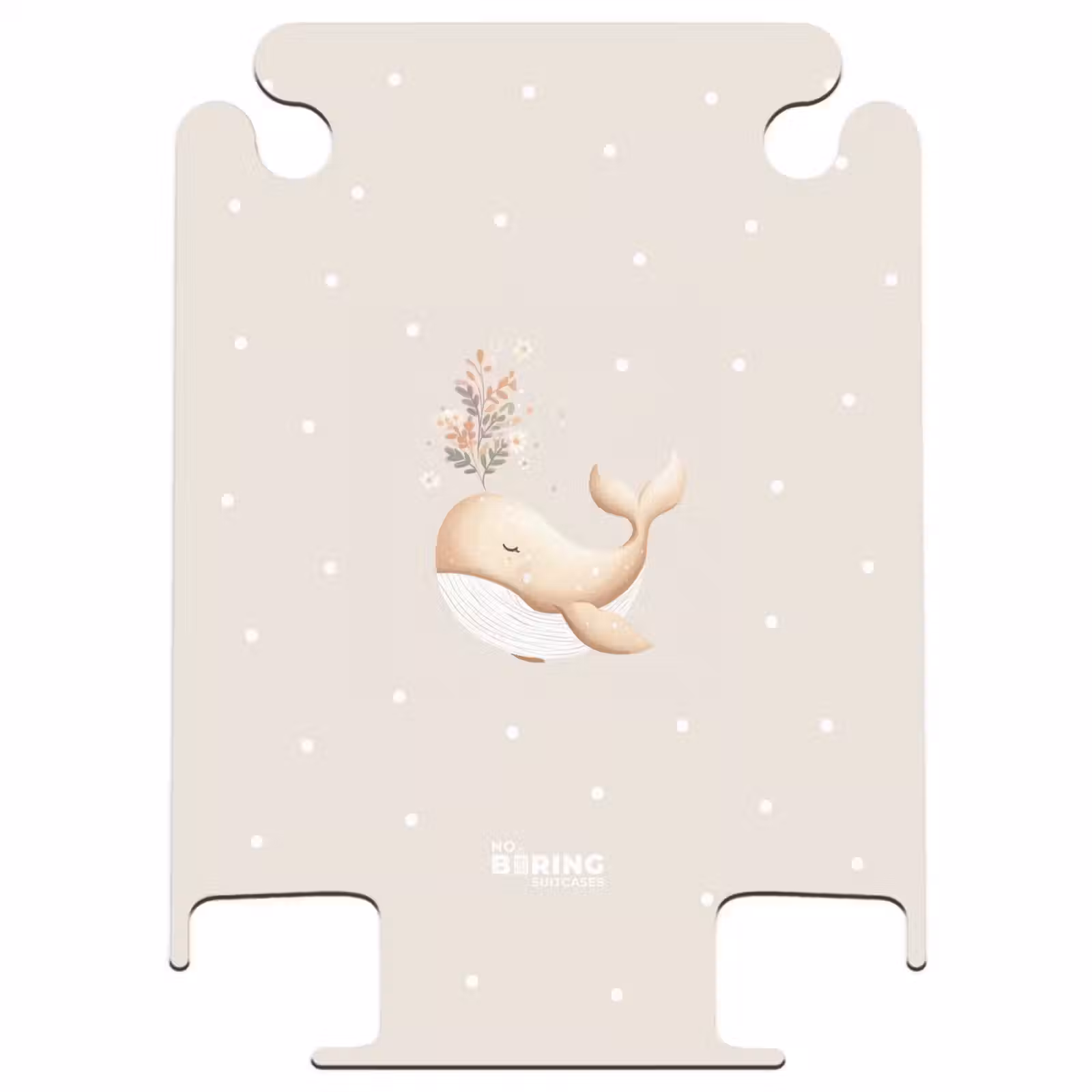 CaseSwap™ - Baleine beige dans une mer de fleurs — 1