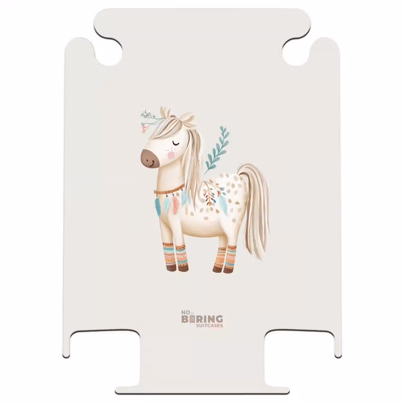 CaseSwap™ - Cheval de bohème dans les tons beiges — 1