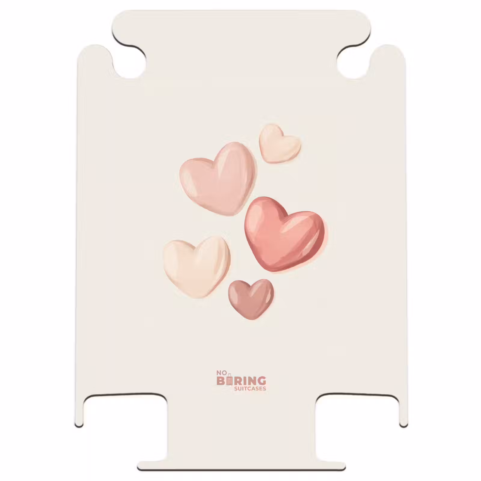 CaseSwap™ - Coeurs flottants dans des tons doux de rouge et de rose — 1