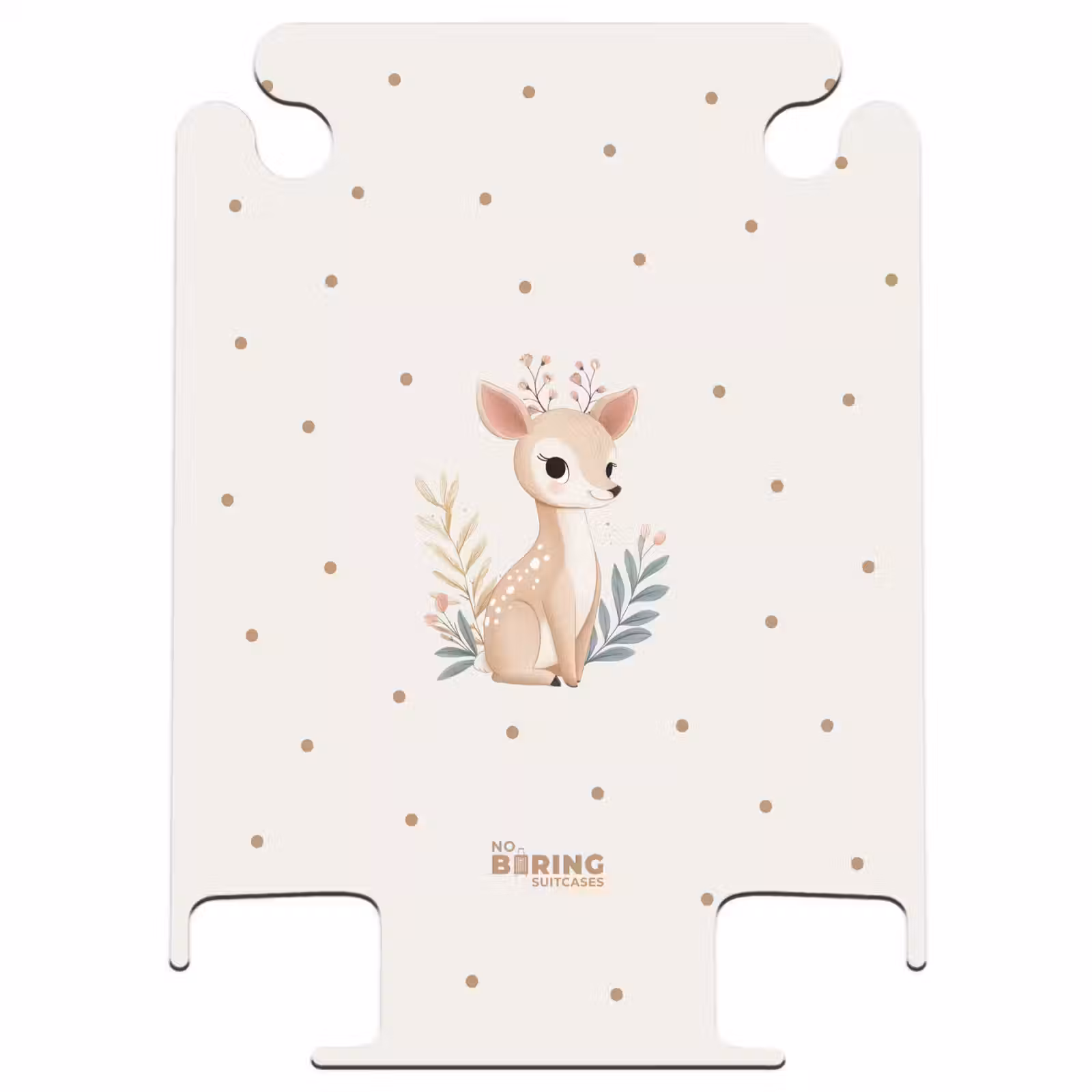 CaseSwap™ - Petit cerf avec des plantes dans un champ plein de points — 1
