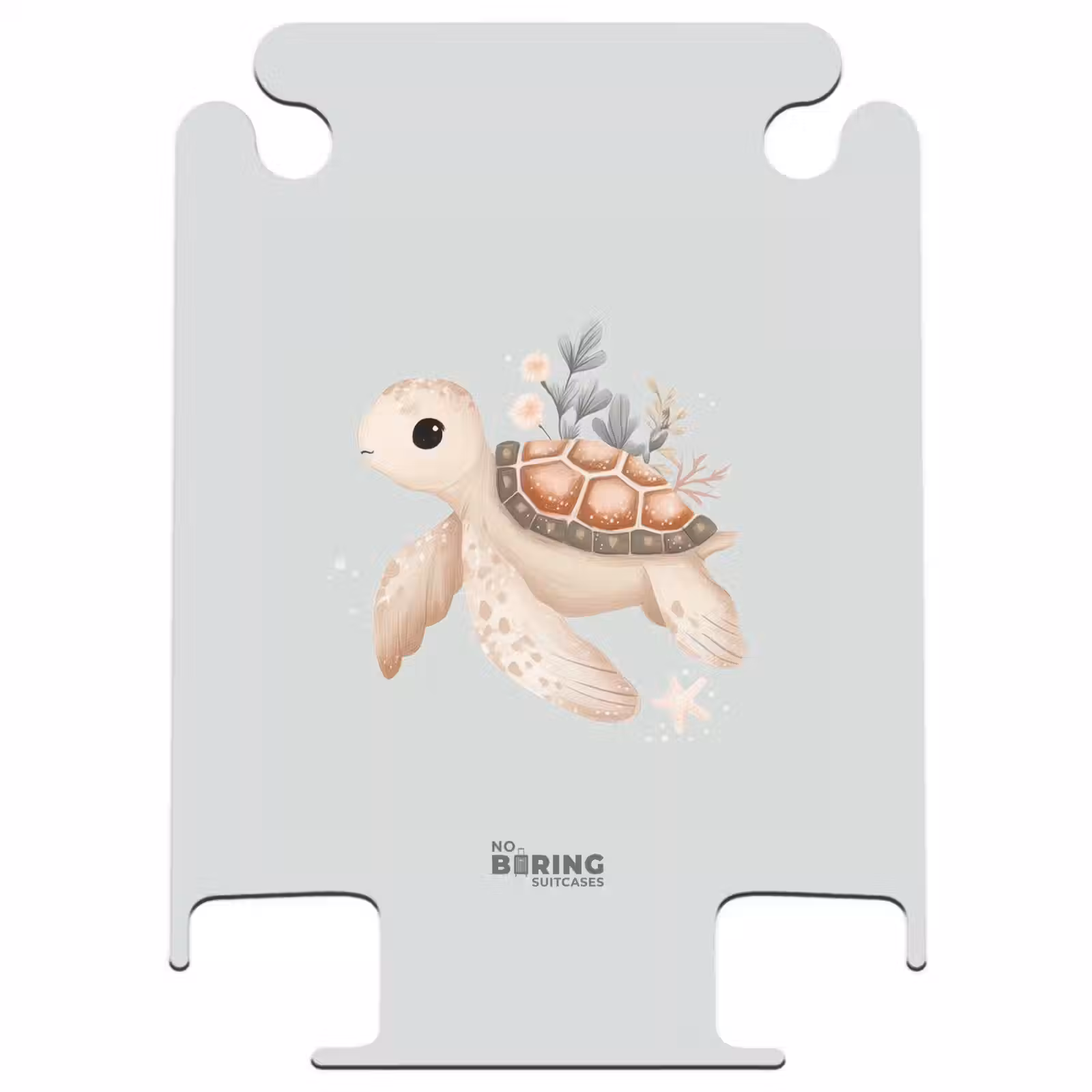 CaseSwap™ - Tortue de mer brune dans un monde sous-marin pastel — 1