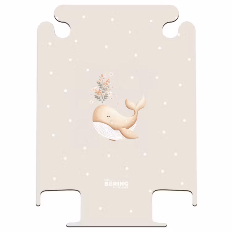 CaseSwap™ - Baleine beige dans une mer de fleurs — 1