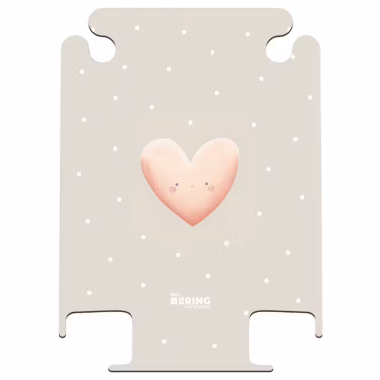 CaseSwap™ - Coeur rose entouré de points beiges — 1