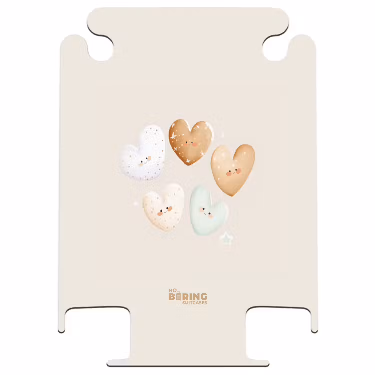 CaseSwap™ - Coeurs dans des tons beiges doux — 1