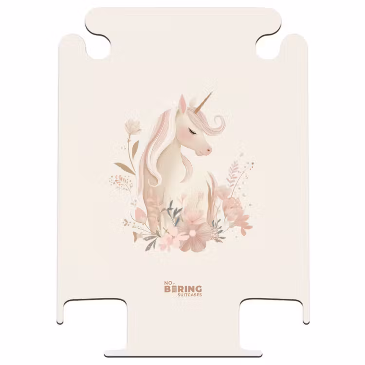 CaseSwap™ - Licorne parmi les fleurs aux couleurs roses pastel — 1