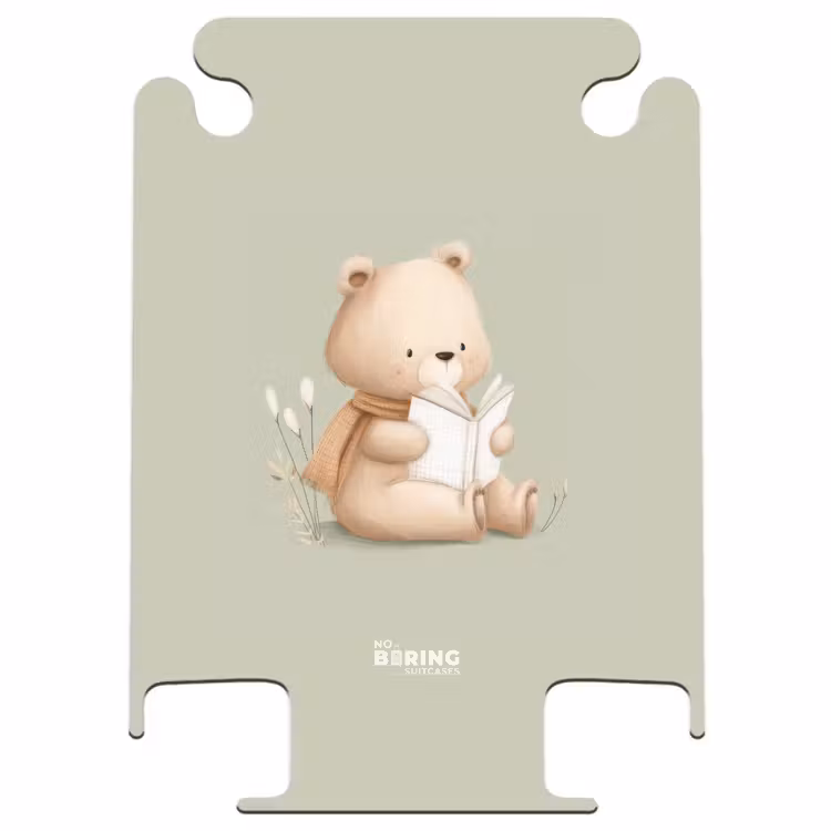 CaseSwap™ - Un ours brun avec un livre - Vert — 1