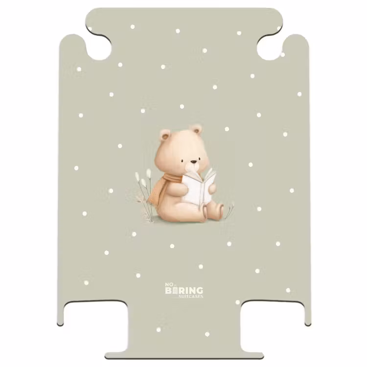 CaseSwap - Un ours brun lisant un livre - Vert — 1