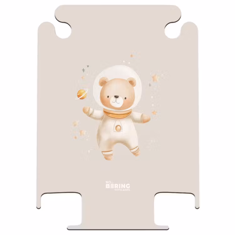 CaseSwap - Un ours spatial beige flotte parmi les étoiles — 1
