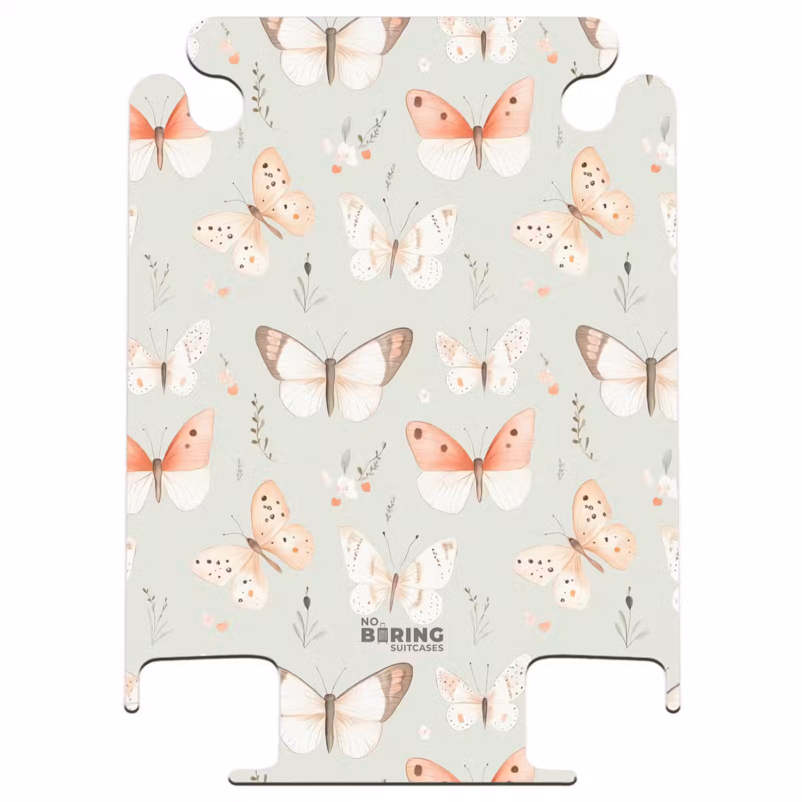 CaseSwap™ - Motif de papillon dans des tons orange et rouge doux — 1
