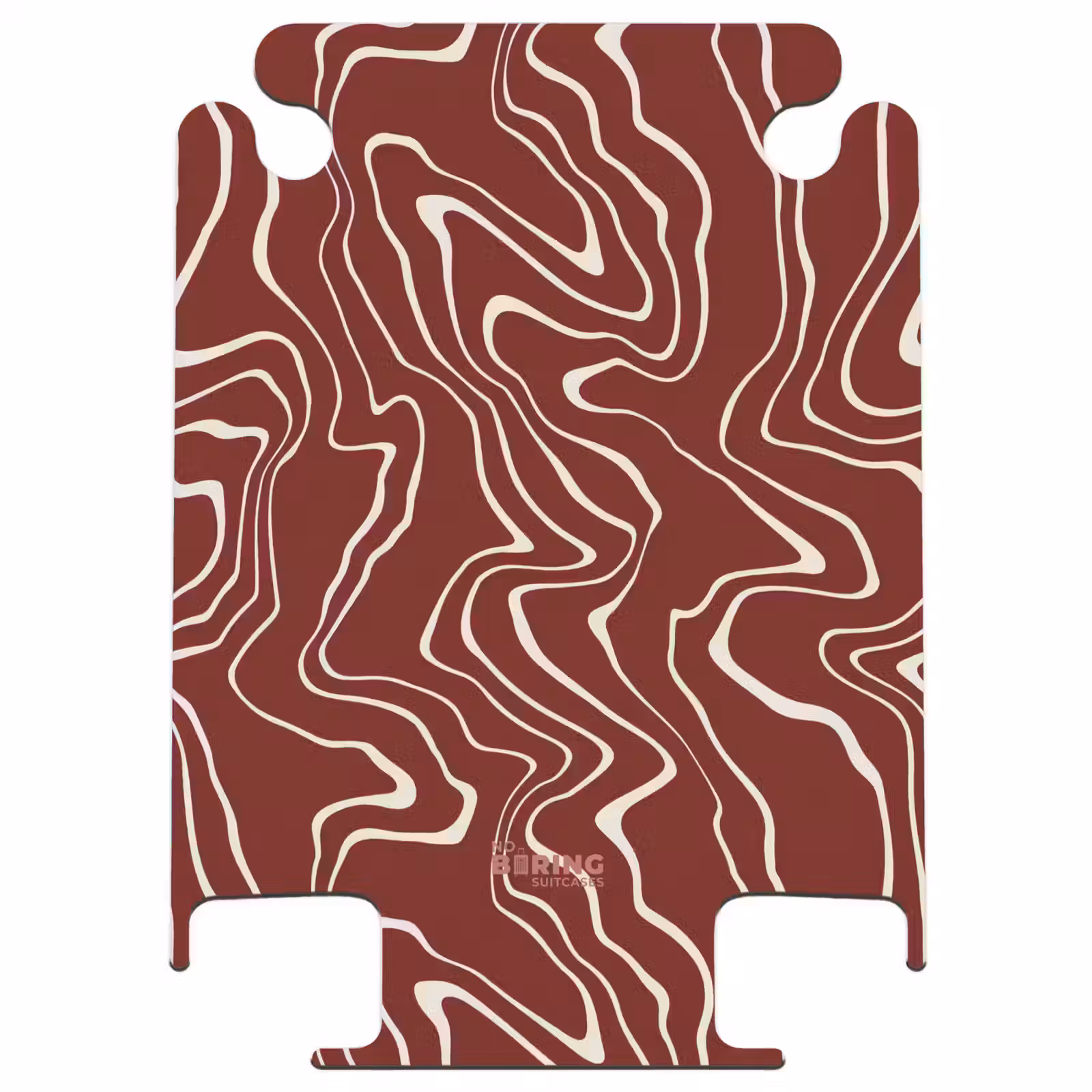 CaseSwap - Fond rouge avec lignes abstraites beiges — 1