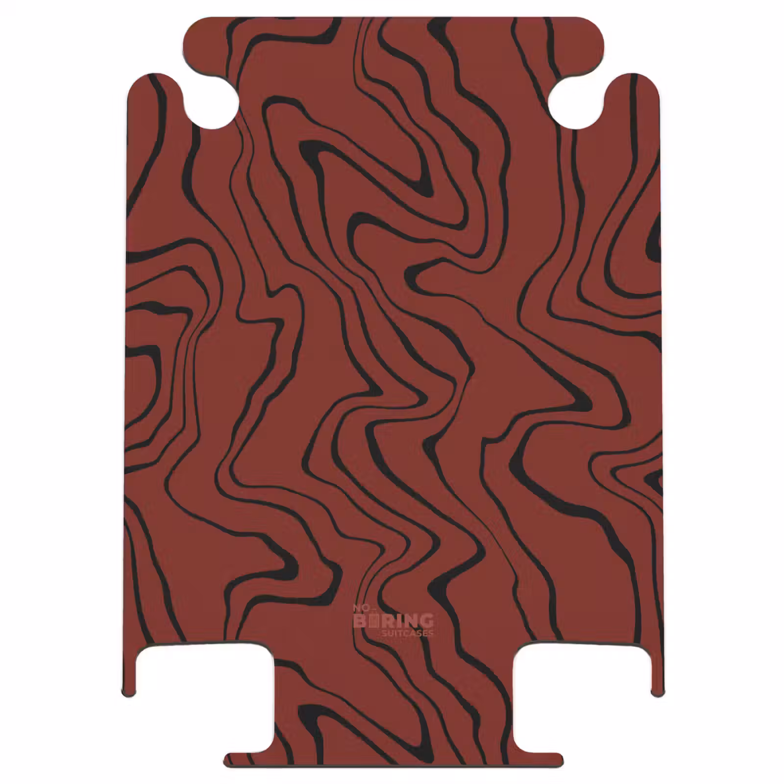 CaseSwap™ - Fond rouge avec lignes noires abstraites — 1
