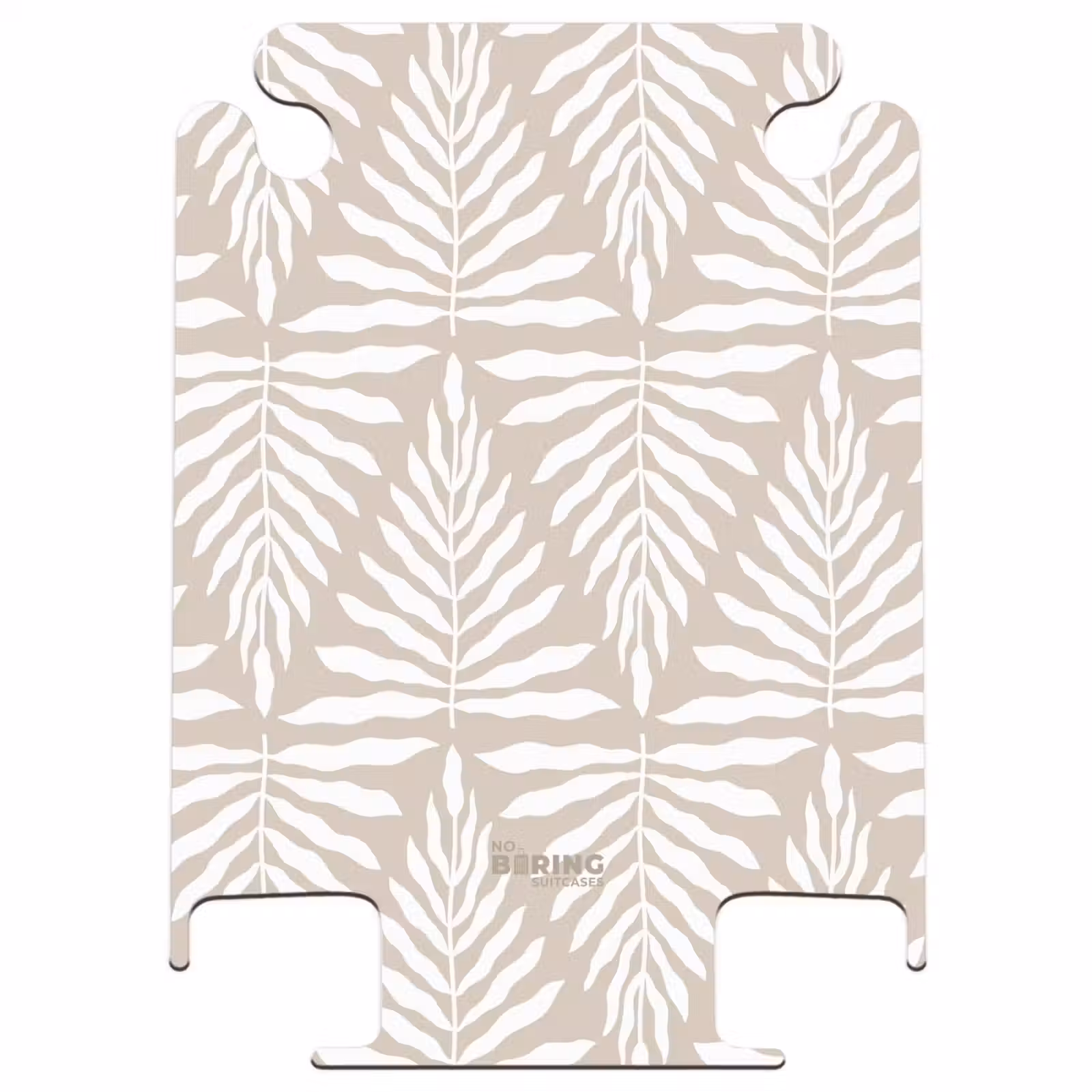 CaseSwap™ - Motif de feuilles en beige et blanc — 1