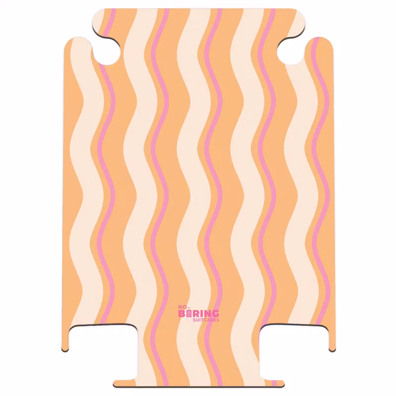 CaseSwap™ - Rayures ondulées orange et rose — 1