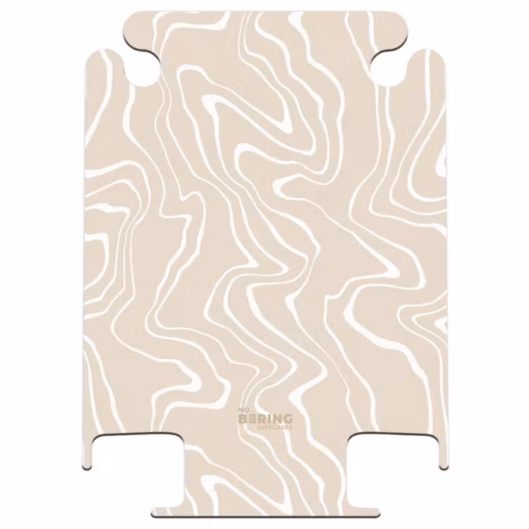 CaseSwap™ - Fond beige avec lignes blanches abstraites — 1