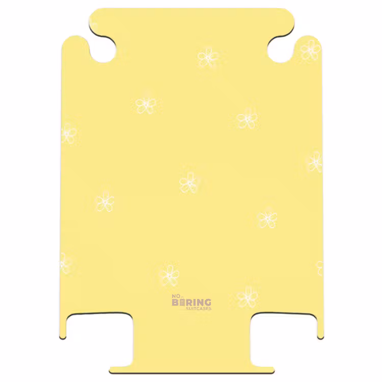 CaseSwap - Fond jaune avec des fleurs blanches — 1