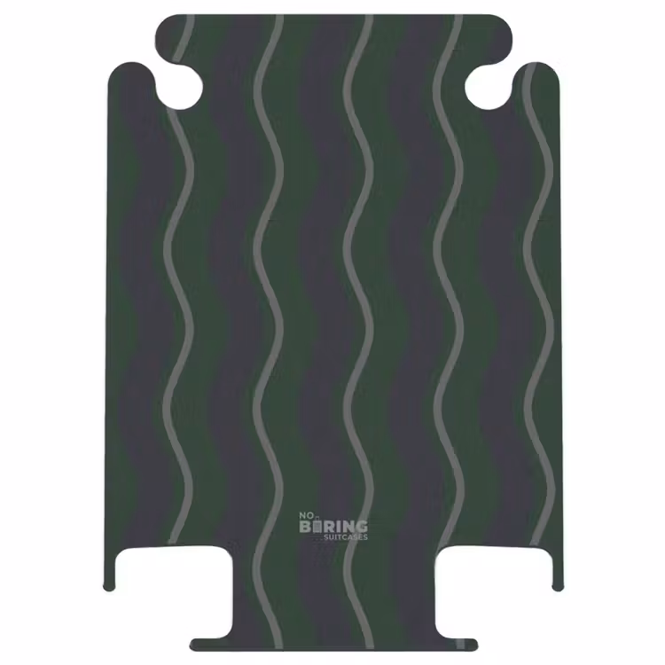 CaseSwap - Rayures ondulées vertes et grises — 1