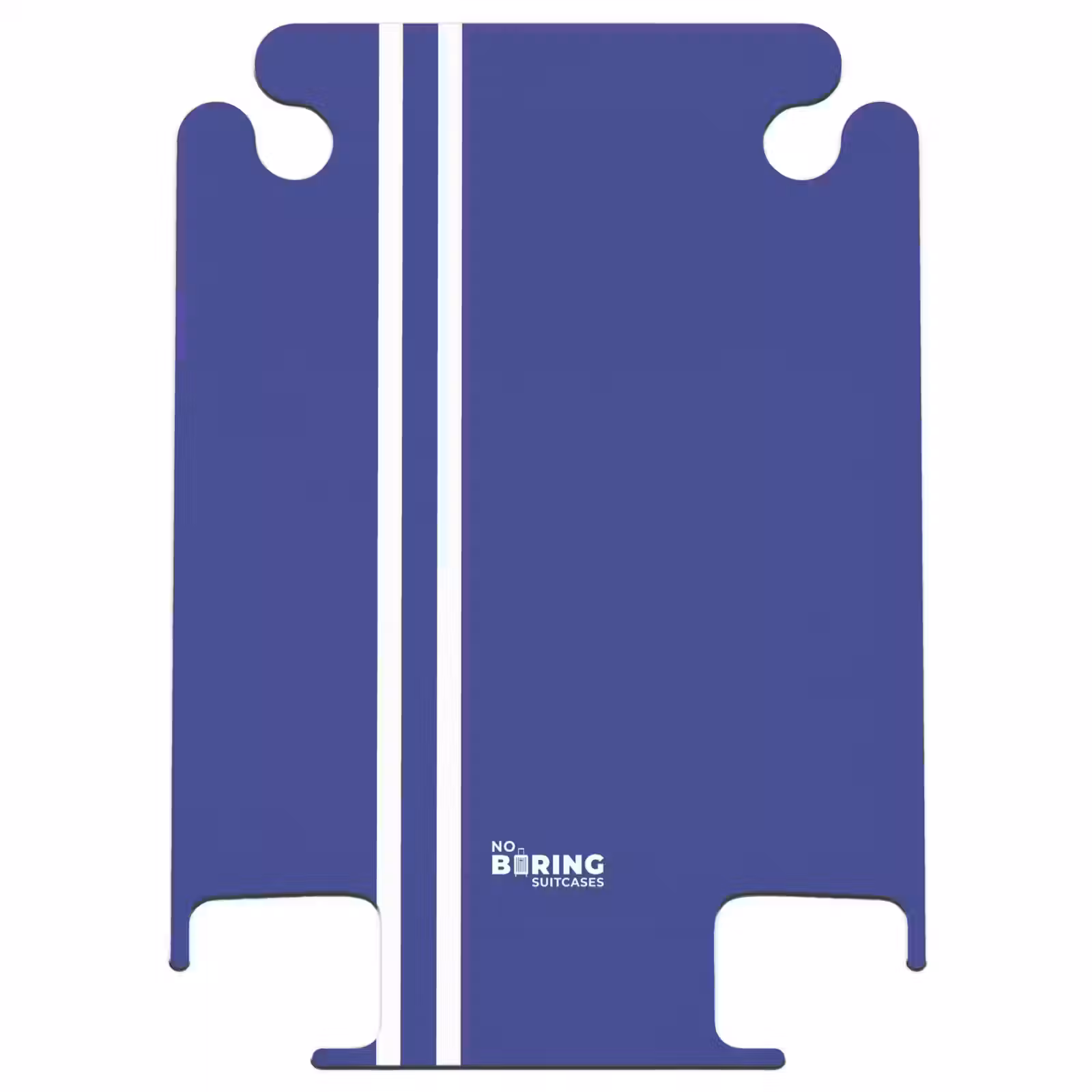 CaseSwap - Fond bleu royal avec deux bandes latérales blanches à gauche — 1