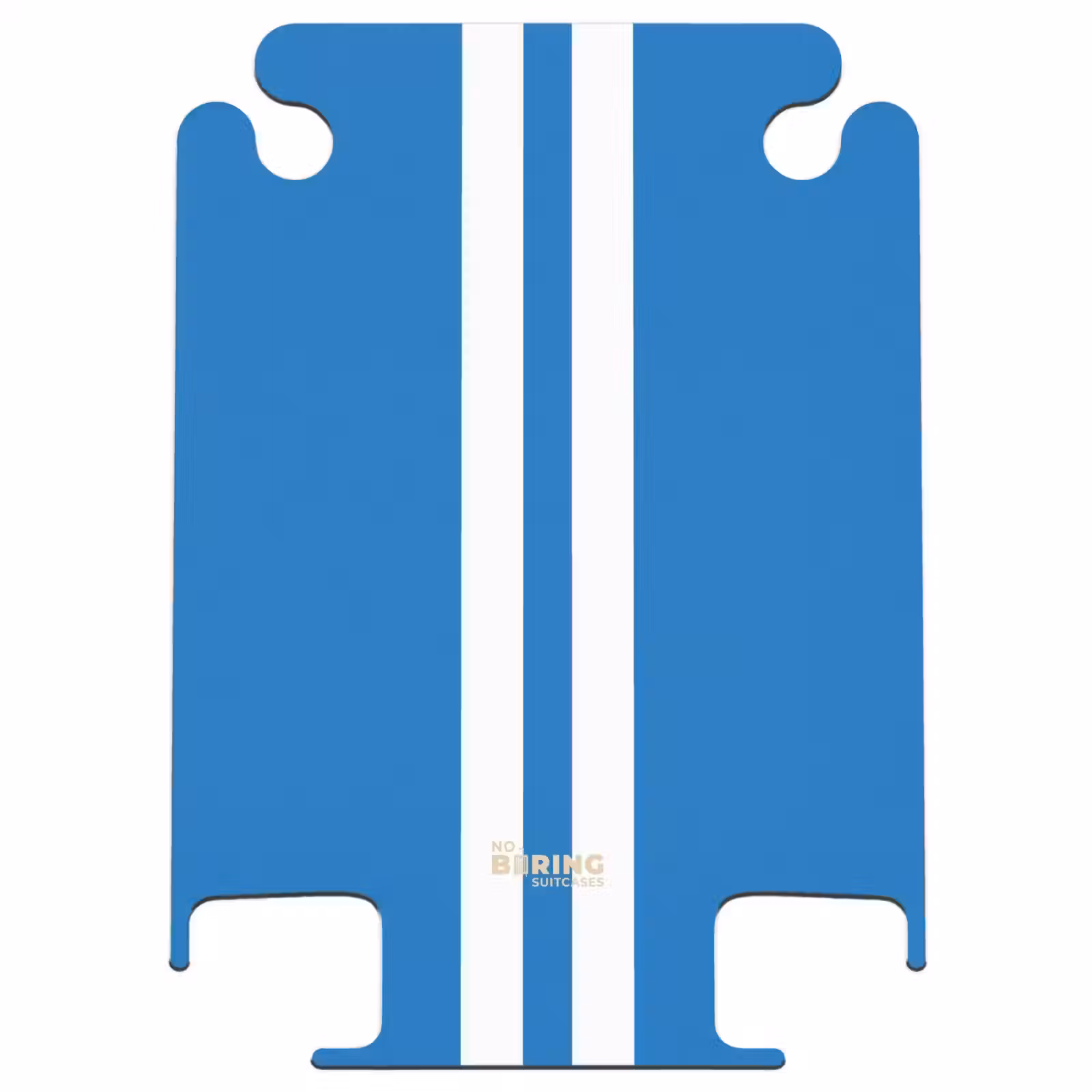 CaseSwap - Fond bleu vif avec double bande centrale blanche — 1