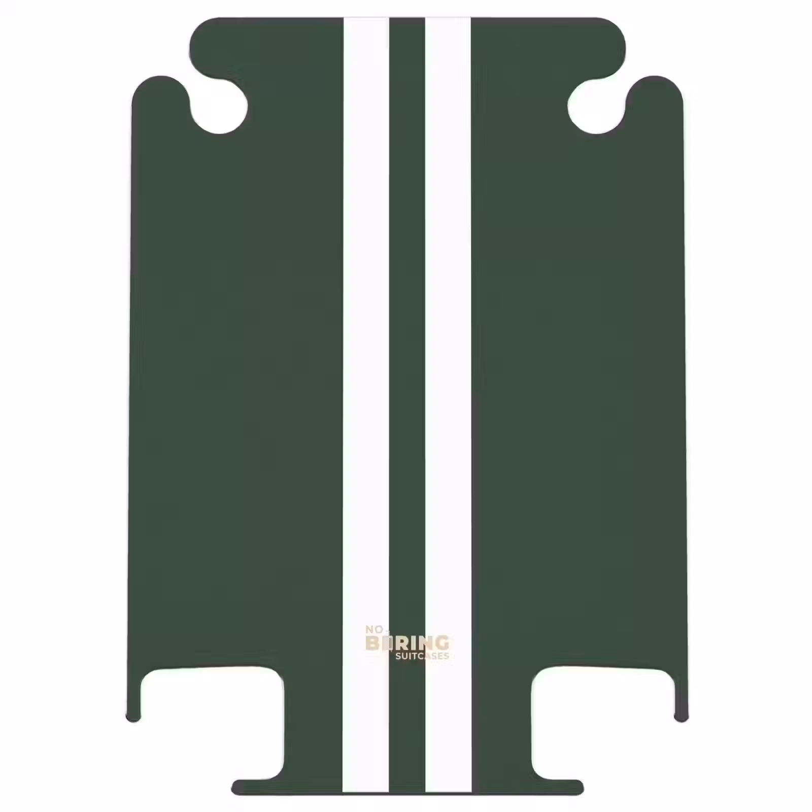 CaseSwap™ - Fond vert avec double bande verticale blanche — 1